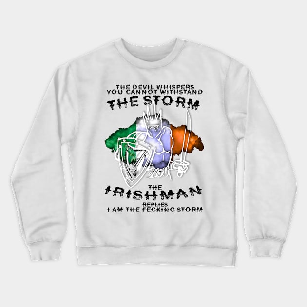 The Devil and The Irish Storm Crewneck Sweatshirt by Ireland